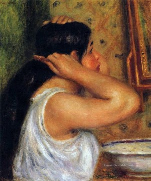 Frau  die ihr Haar Pierre Auguste Renoir Ölgemälde